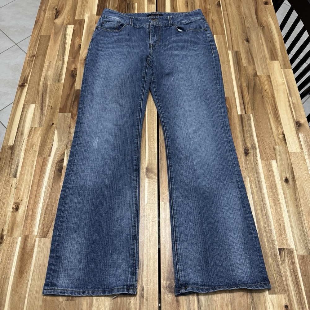 Seven 7 For All Mankind Jeans Womens 10 (32x31) Blue Bootcut Medium Wash Flare